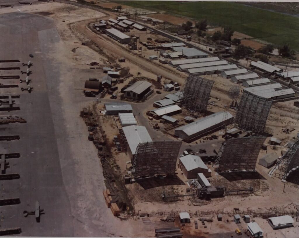 Ảnh chụp từ trên cao khu căn cứ sân bay Nha Trang năm 1967